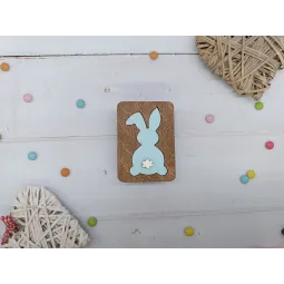 Boîte en bois. Lapin KF057/31