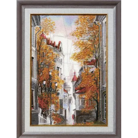 Kit point de croix "Balade à Moscou" 26,5x38,8 cm S/GM047