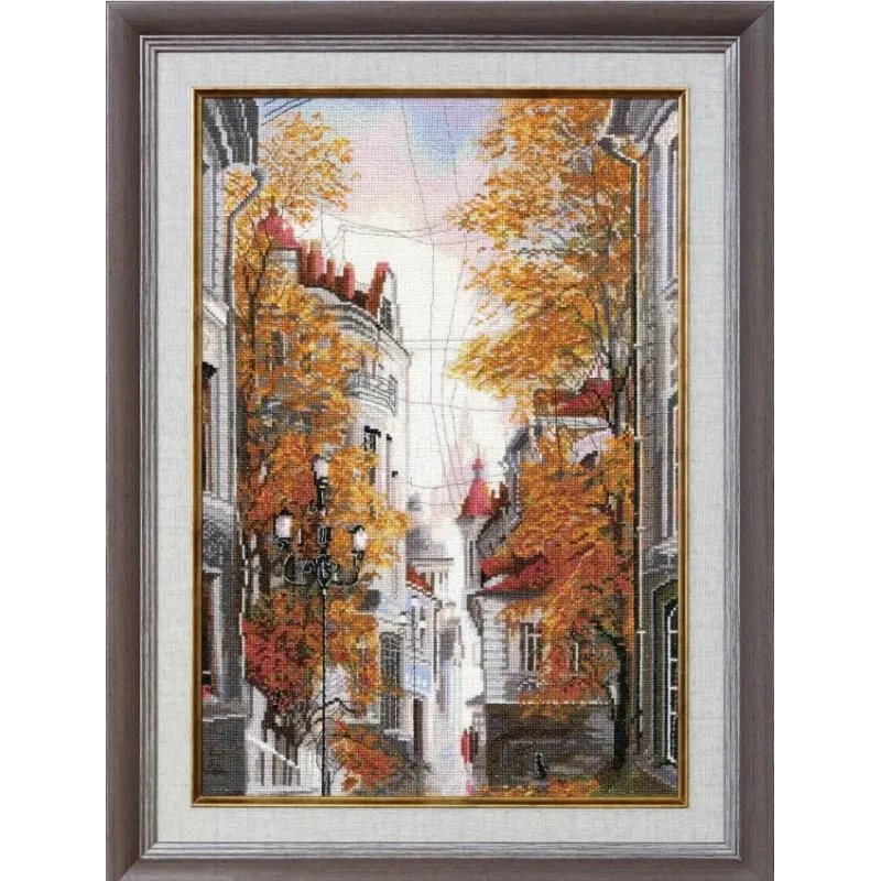 Kreuzstich-Set "Spaziergang durch Moskau"