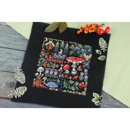 Kryželiu siuvinėjimo rinkinys „Sampler. Paslaptingas miškas“ SNV-889