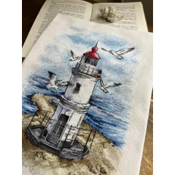 Kit de point de croix "Phare" SANM-39