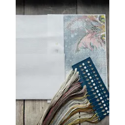 Kit de point de croix "Chat gris" SAND-33