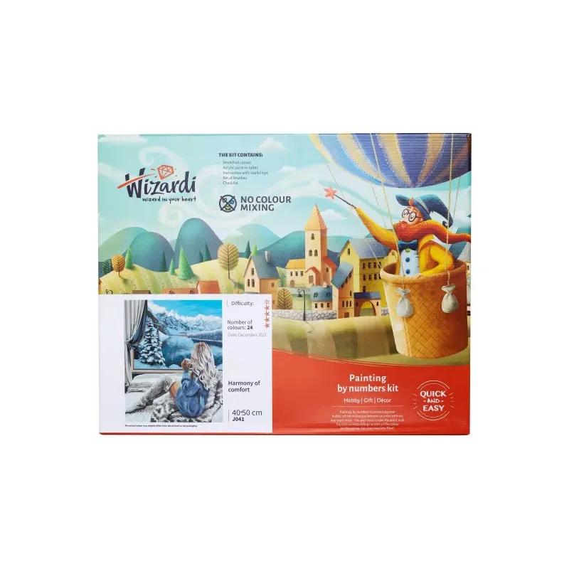 Kit de peinture par numéros "Café" 40x50 cm RK005 0125 0425