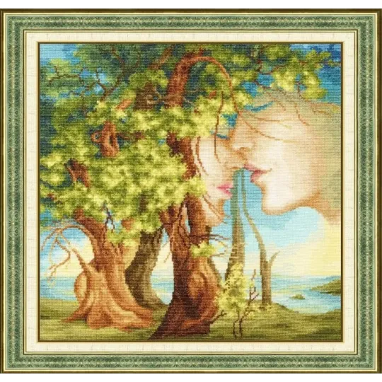 (C) Kreuzstich-Set „Baum des Lebens“ mit Zählmuster S/F042