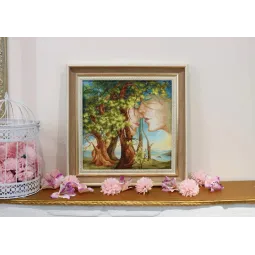 (C) Kit de point de croix compté "arbre de vie" S / F042
