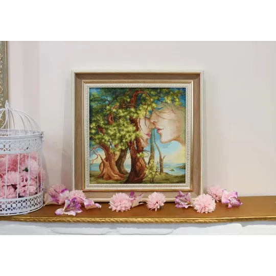 (C) Kreuzstich-Set „Baum des Lebens“ mit Zählmuster S/F042