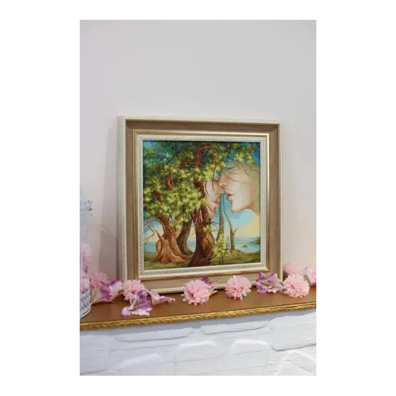 (C) Kit de point de croix compté "arbre de vie" S / F042