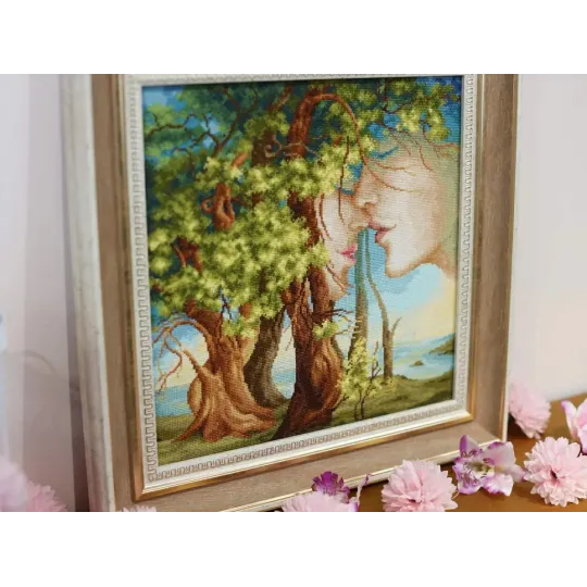 (C) Kreuzstich-Set „Baum des Lebens“ mit Zählmuster S/F042