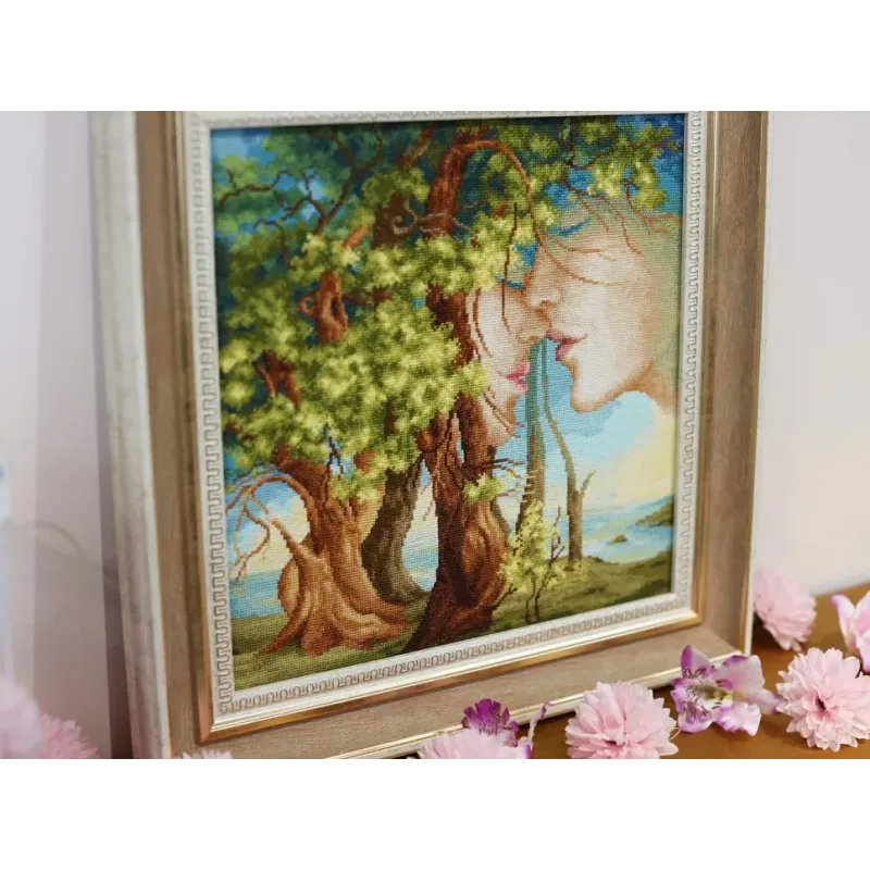 (C) Kreuzstich-Set „Baum des Lebens“ mit Zählmuster S/F042