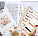 Kit de point de croix compté "Boo To You" 15x14cm SLETIL8814