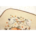 Kit de point de croix compté "Boo To You" 15x14cm SLETIL8814