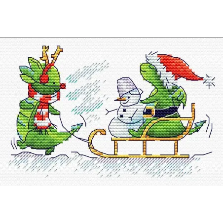 Cross stitch kit "Dragon's fun" SM-754 (D)
