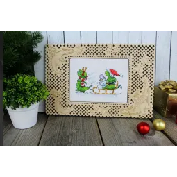 Kit de point de croix "Dragon's fun" SM-754