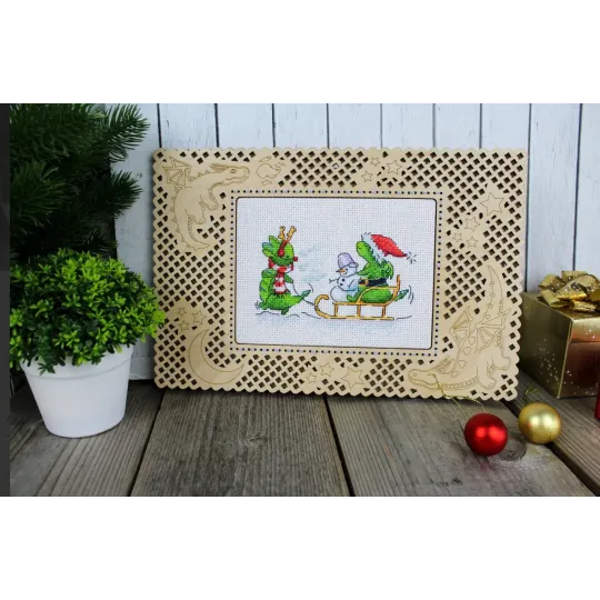 Cross stitch kit "Dragon's fun" SM-754 (D)