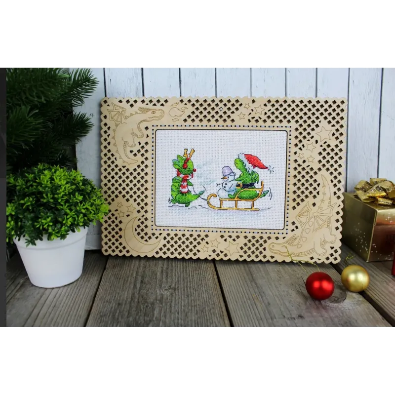 Cross stitch kit "Dragon's fun" SM-754 (D)