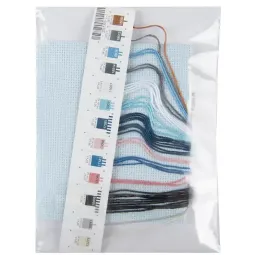 Kit de point de croix "Chien des neiges" 15 х 15 cm D70-65229