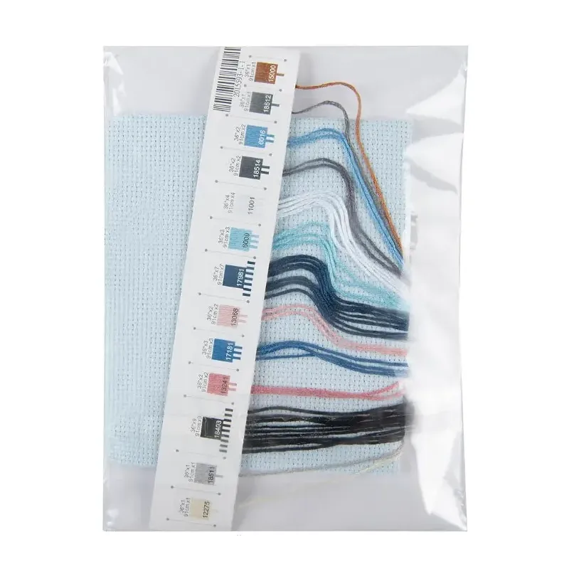 Kit de point de croix "Chien des neiges" 15 х 15 cm D70-65229