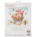 Cross stitch kit "Garden Gnome" 25x25 cm D70-35441