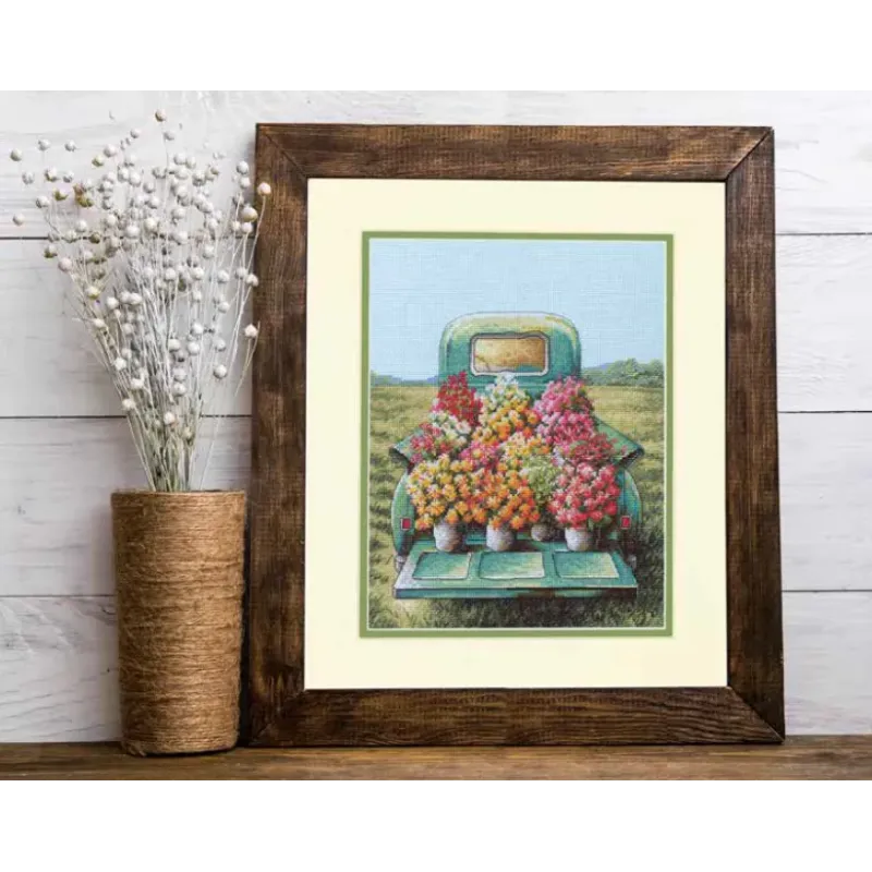 Cross stitch kit "Flowers for Sale" 22x30 cm D70-35440