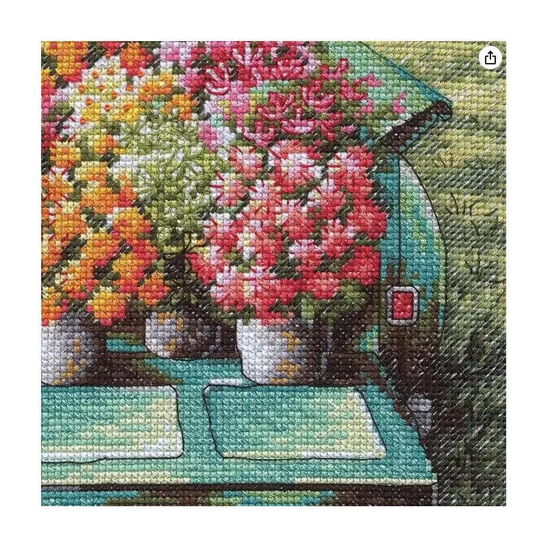 Cross stitch kit "Flowers for Sale" 22x30 cm D70-35440