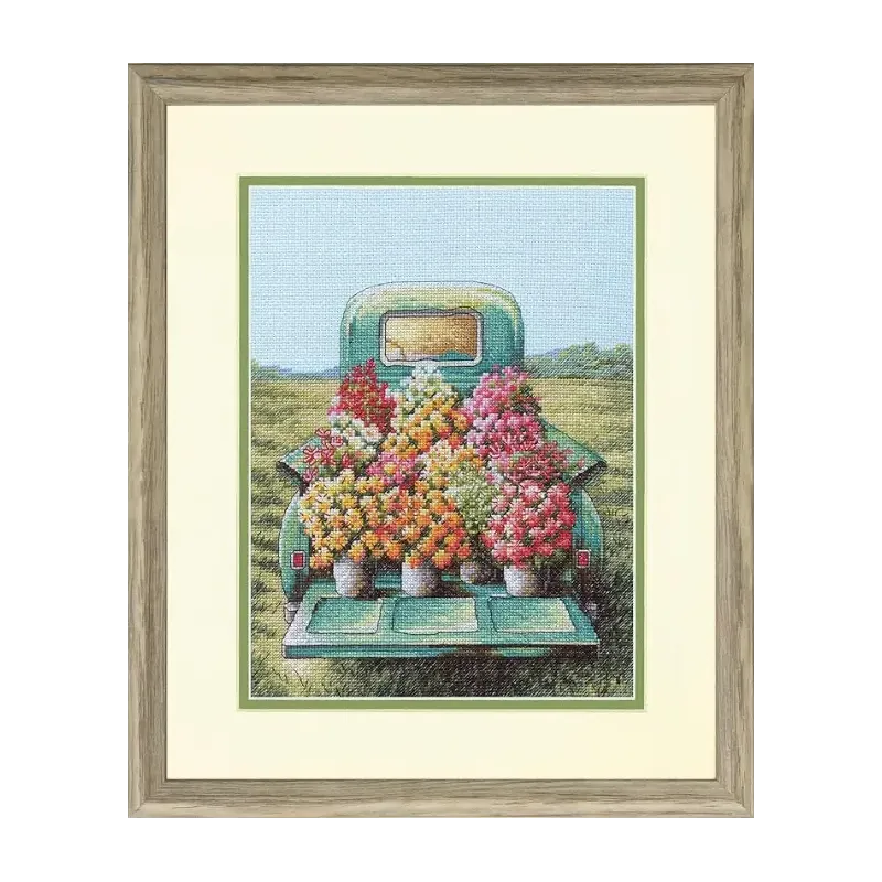 Cross stitch kit "Flowers for Sale" 22x30 cm D70-35440