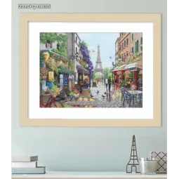 Kreuzstich-Set "Paris Scene" 38x27 cm D70-35438
