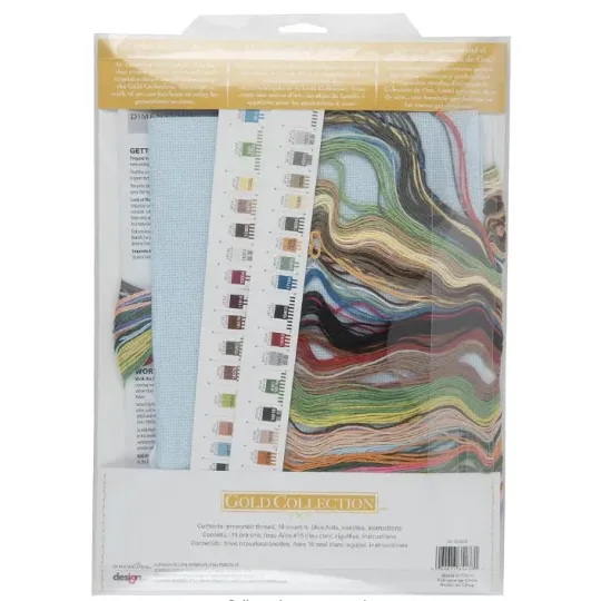 Kit de point de croix "Scène parisienne" 38x27 cm D70-35438