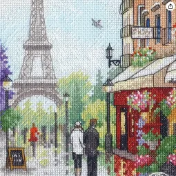 Kreuzstich-Set "Paris Scene" 38x27 cm D70-35438