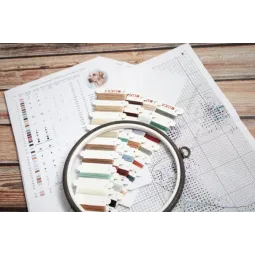 Cross Stitch Kit with Hoop Included The Labrador 16x16cm SBC211