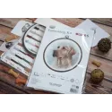 Kreuzstich-Set mit enthaltenem Stickrahmen The Labrador 16x16cm SBC211