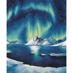 Cross stitch kit "Northern lights" S1549