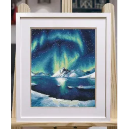 Cross stitch kit "Northern lights" S1549