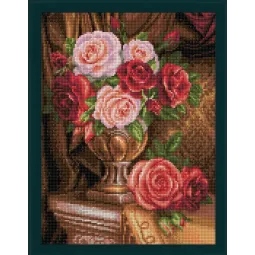 Deimantų tapybos rinkinys Noble Roses 30x40 cm AM1731