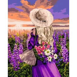 Набор для рисования по номерам "Закат" 40x50 см W013 0125