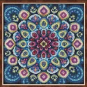 Deimantinio tapybos rinkinys "Sėkmės Mandala" 40*40cm AM1755