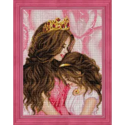 Deimantų paveikslėlio rinkinys "Mano princesė" 30x40 cm AM1691