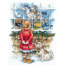 Kreuzstich-Set "Cherished desire" SANZ-68