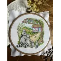 Cross stitch kit "Housewarming. Raccoons" SANN-31