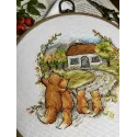 Cross-stitch kit "Housewarming. Foxes" SANN-30