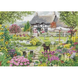 Набор для вышивания крестиком Cottage Garden 46x32 cm SB2412