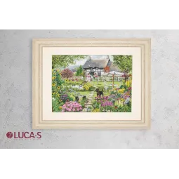 Набор для вышивания крестиком Cottage Garden 46x32 cm SB2412