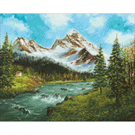 (D) Rivière de montagne 50*40 WD3062