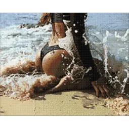 (D) Ocean splashes 50*40 WD3047