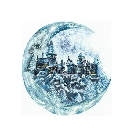 Cross stitch kit "Moon castle" SANL-17