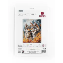 Kreuzstich-Set Die Wächter des Waldes 25x32cm SBM3022