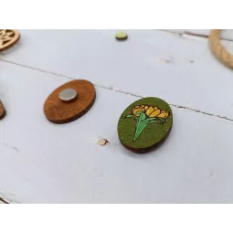 Porte-aiguille magnétique. Fleurs KF059/204G