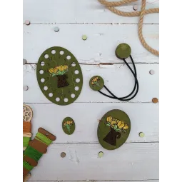 Магнитный держатель иглы. Цветы KF059/204G