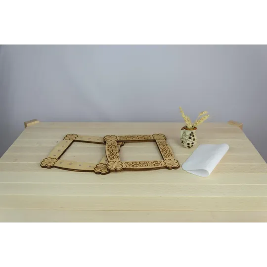 Пяльца для вышивания с магнитами 17x17 см, 6 мм PM-011-17-17