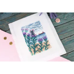 Kreuzstich-Set "Ein Stück Meer" 18x13 cm SM-985