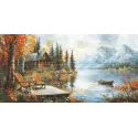 Kreuzstich-Set "Echos einer goldenen Jahreszeit" 70x35cm SB716